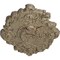Ekena Millwork Kinsley Flowing Leaf Ceiling Medallion, Hand-Painted Gobi Desert Crackle, 30 3/8"W x 20 3/4"H x 1"P CM30KIGDC - alternate 3